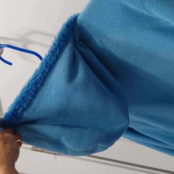 Bluw Fleece Faux Fur fuzzy soft Velour hoodie coat jacket med Mountain Hard Ware - Picture 10 of 15